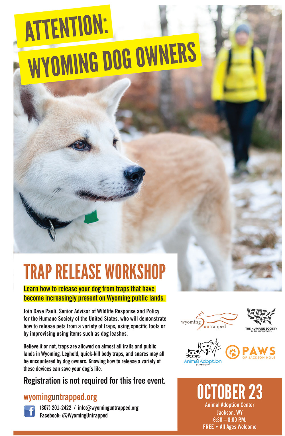 Trap Release Poster Jackson WY