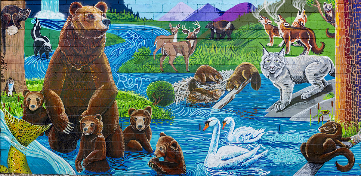 Wild Journeys Mural Wall One